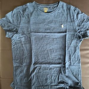 Polo T-Shirt Grey/Blue. Men’s large.